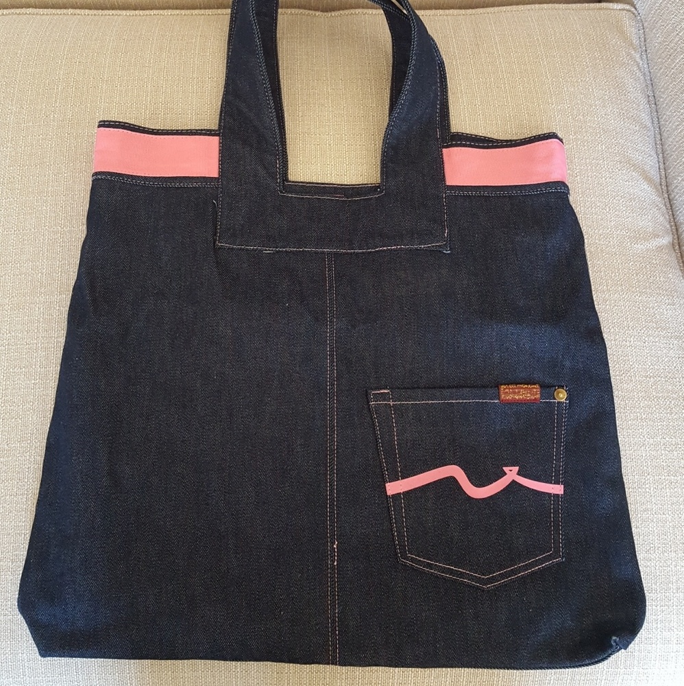 7 For All Mankind Denim Tote